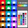 E27 Умная лампа с управлением Светодиодная RGB лампа Диммируемая 5 Вт 10 Вт 15 Вт RGBW Светодиодная лампа Многоцветная лампа с изменением цвета Светодиодная лампа RGBW Белый Декор Домашний AVE