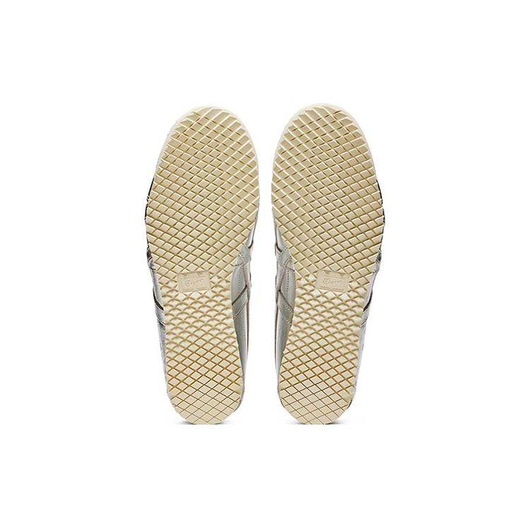 ONITSUKA TIGER Mexico 66 Спортивно-повседневная Кожа Нескользящая Прочная Легкая Низкий верх Кроссовки для бега Мужские кроссовки Серебристые 1183C090-700