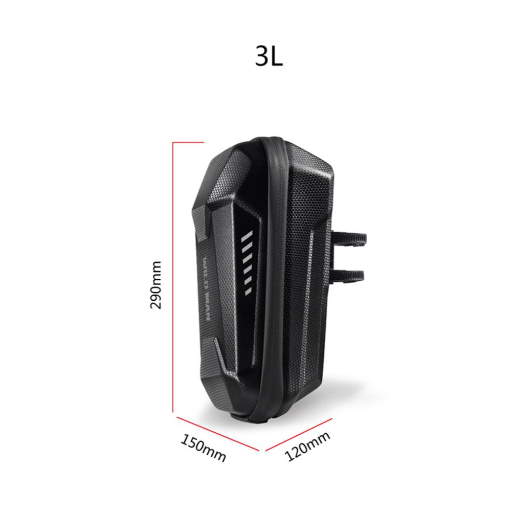 Передняя сумка для электросамоката 1-5 л для Xiaomi M365 PRO 2, водонепроницаемая сумка с жестким корпусом, крепящаяся на руль, для хранения для Kugoo M4