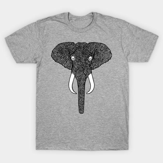 Unisex Fashion TShirt Elephant Print TShirt Plus Size XS-6XL T-Shirt 100%Cotton Tops O Neck Short Sleeve Tees
