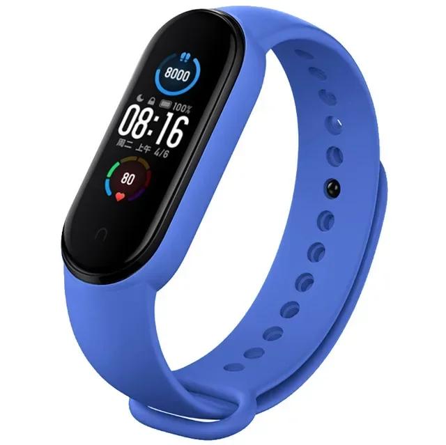 Watch Strap For Xiaomi Mi Band 7 6 5 4 3 Wristband Silicone Bracelet Wrist Straps MiBand 3/4 Band5 Band6 Smart Watch Accessories