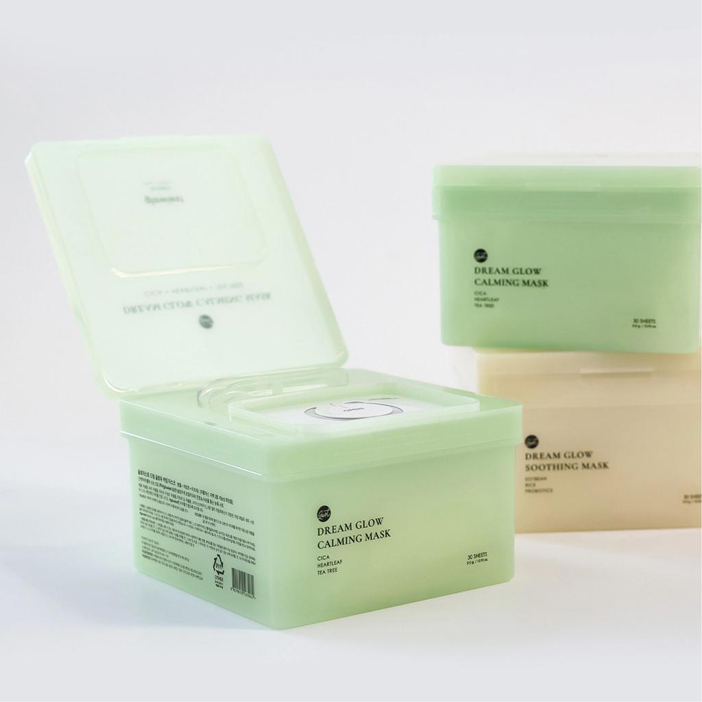 Glowiest Dream Glow Beauty Maskpack 60ct (Calming + Soothing/Slow Aging + Bioskin Booster)