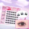 Soft Self-adhesive False Eyelashes Long Lasting Segmented Eyelashes Bundles  Cosplay
