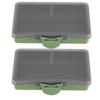 2 шт. Коробка-органайзер для рыболовных крючков и приманок, мини-контейнер из ПП для рыболовных снастей и аксессуаров1