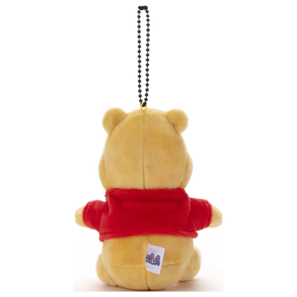 Disney Disney Character Funny Face Ball Chain Mascot Winnie the Pooh K Plush Approximately 13cm Tall Toy,