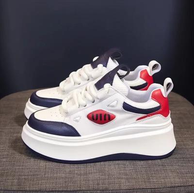 Универсальная платформа маленькие белые женские туфли на платформе осенние высококачественные повседневные спортивные туфли