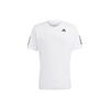 Club 3-Stripes Logo Print Tennis T-Shirt Men Tops White IS2297