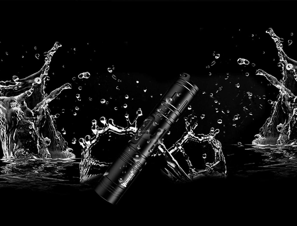 WUBEN L50C Flashlight 1200 Lumens LED Light Handheld Flashlight Tactical Light Spotlight Tactical Light Compact Flashlight High Brightness Bright