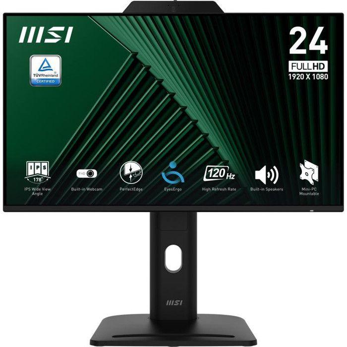 Écran PC - MSI - Pro MP242PMG - 23.8 Pouces - Full HD 1920x1080 - LCD Noir