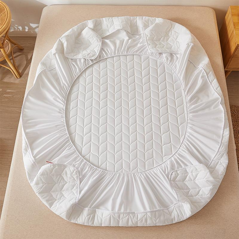 Водонепроницаемый наматрасник Стеганые покрывала Белый Простыня на резинке чехол для матраса Домашнее покрывало Эластичная простыня(Нет наволочки)