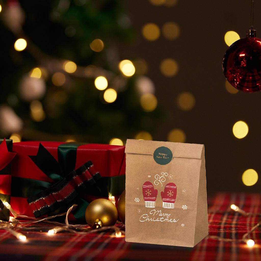 Christmas Gift Bag Gift Packaging Bag Claus Flat Paper Bag Christmas Eve Packaging Bag