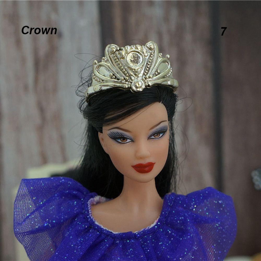 Кукла для маленьких девочек, подарок, игрушки, ожерелья, короны, браслет, ювелирные изделия, одежда, аксессуары, серьги для вечеринки