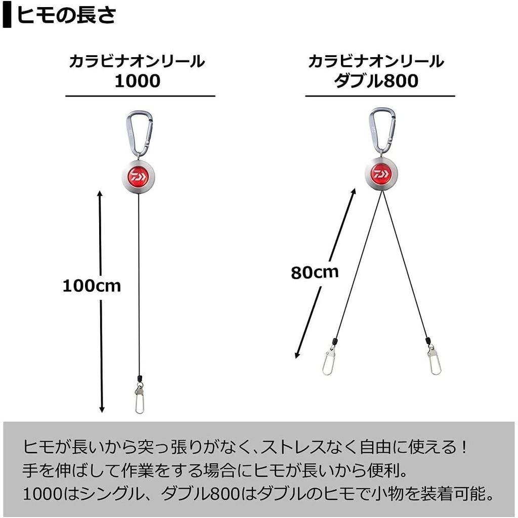Катушка Daiwa 1000 Синяя с карабином