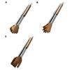 Cooking Kitchen Tongs Food BBQ Tool Salad Bacon Steak Bread Cake Wooden Thickened Cute Shape Home Home Kitchen Utensil