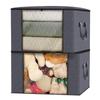 Foldable Under Bed Storage Containers with Clear Window Underbed Toy Organizers and Clothing Storage Bags Closet Storage Bins