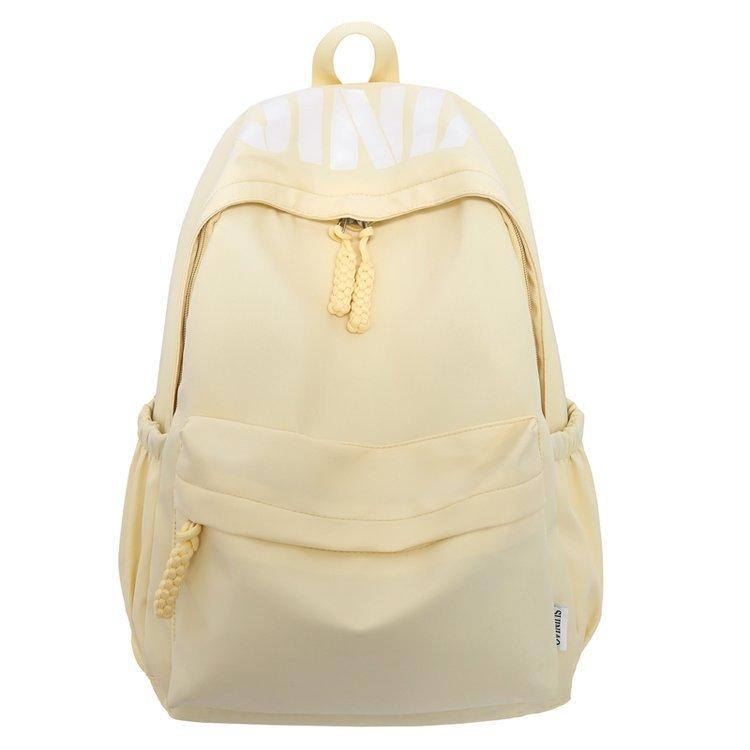 Schoolbag Japanese ins Letter Large Capacity Campus Lightweight Simple Commuter Versatile Junior High School Student Backpack