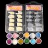Acrylic Powder Glitter  Kit False Nail Tips  Decoration Tools