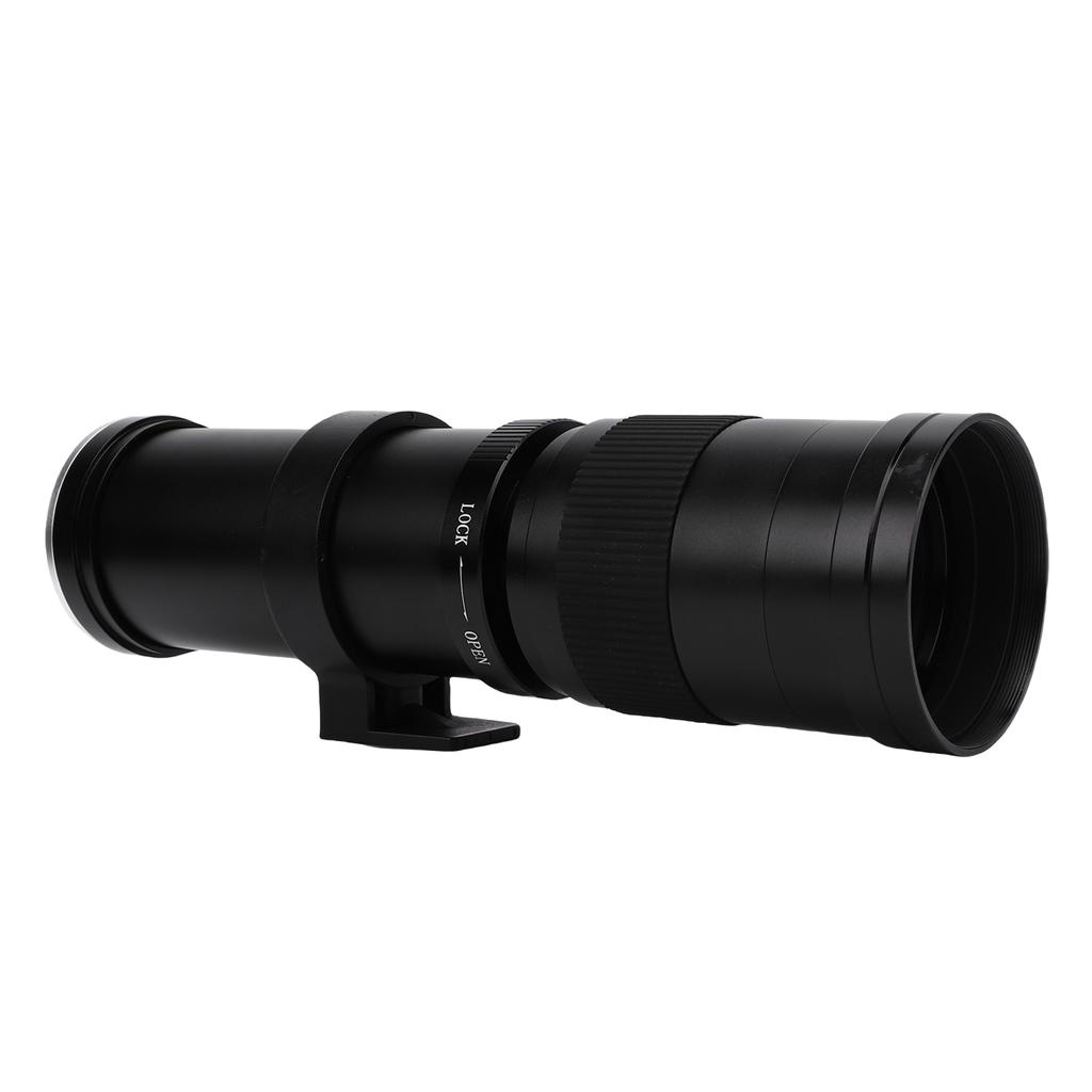 420 800mm Zoom Lens Fit for Nikon F Mount SLR Camera Optical Glass Coating Manual Focus Telephoto Lens