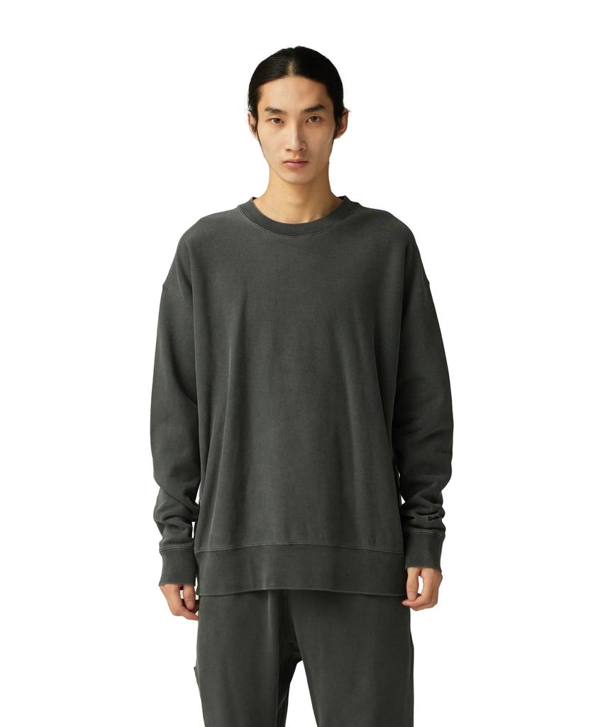 Snow Peak Garment Dyed Pullover Cut and Sew Long Sleeve and Size L SW-25AU012, T-Shirt, Men's Women's, Charcoal,