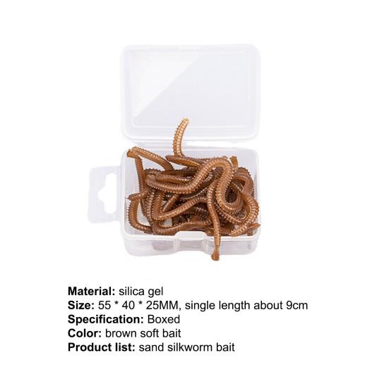 1 коробка Vivid Bionic Nereis приманок пресноводный дождевой червь мягкая приманка для рыбалки