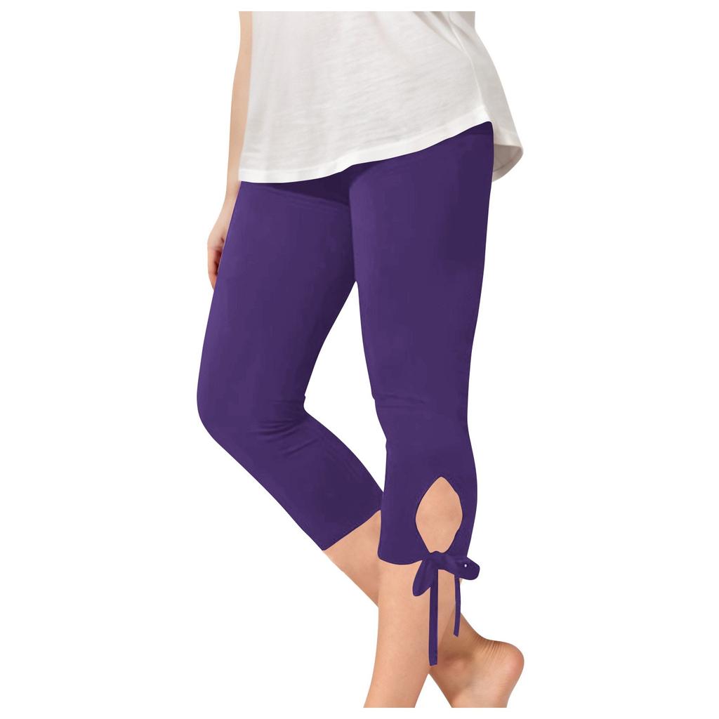 Детские модные однотонные милые повседневные спортивные штаны для йоги для девочек, укороченные штаны, леггинсы