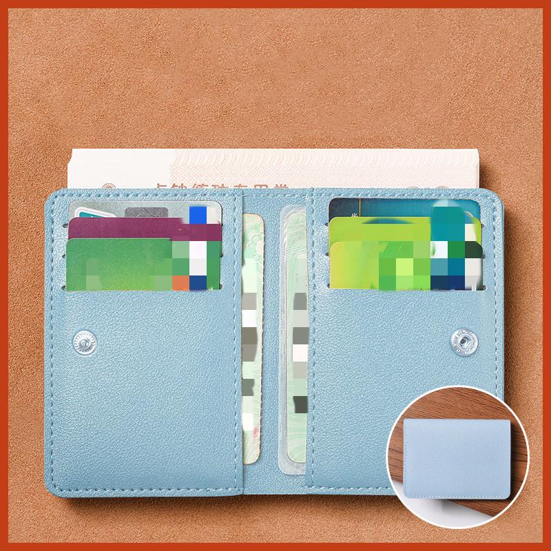 Cute Small Women's Wallet PU Leather Slim Simple Female Purse New Short Women Wallets Multi Card Slot Card Holder Wallet