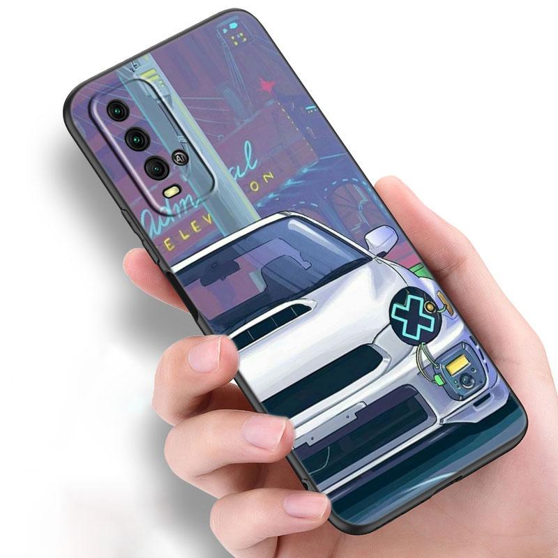 Крутой спортивный автомобильный чехол для телефона Xiaomi Redmi Note 10 9 Pro Max 10S 10T 9A 9C 9S 9T 8A 8T 8 7 Pro Мягкий черный чехол из ТПУ