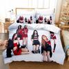 Kpop BABYMONSTER Уютное одеяло Пододеяльник Наволочка Комплект постельного белья Декор детской комнаты Домашний текстиль