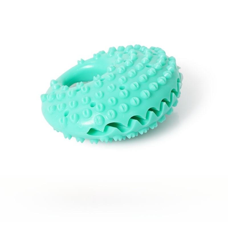 Игрушка-дозатор лакомств для собак, силиконовая жевательная головоломка для интерактивной игры и обогащения