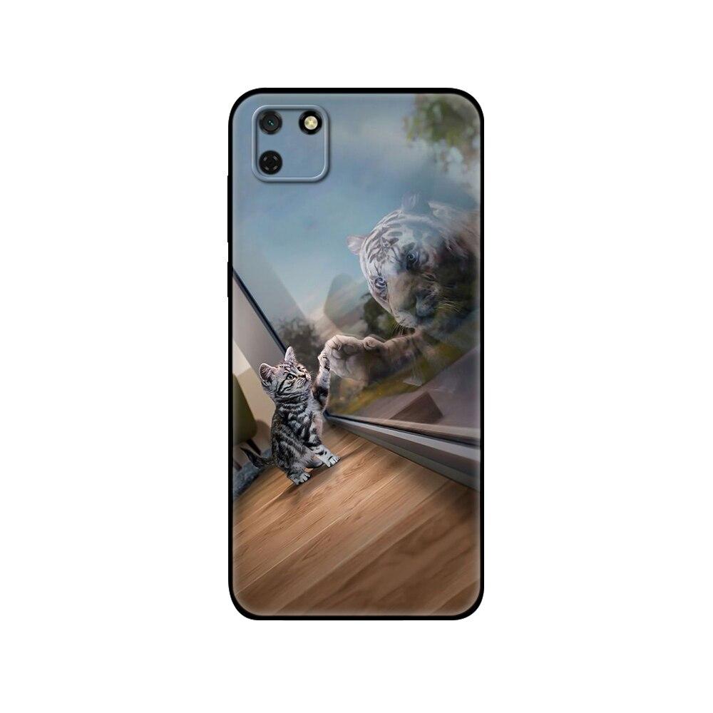 Чехол для Huawei Y5P 5,45 дюйма; Мягкий силиконовый чехол из ТПУ для телефона Huawei y5p 2020 y 5 p y5 p, задний бампер huaweiy5p, черный чехол из ТПУ