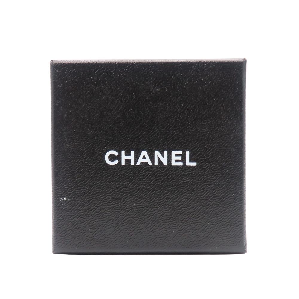 Used CHANEL Brooch metal 8.4g gold black reindeer