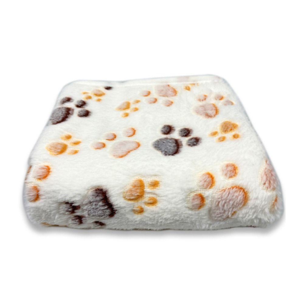 Fluffy Soft Warm Bone Pattern Dogs Plush Pet Blanket Winter Quilt Fleece Blanket Flannel Blanket