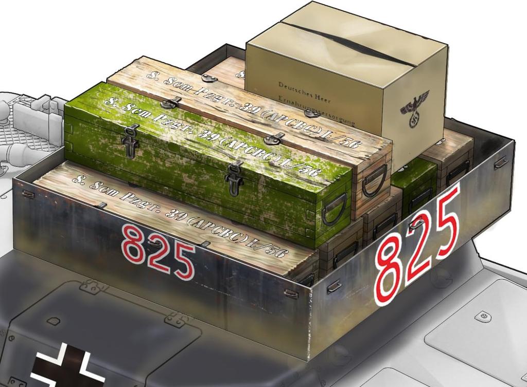 Lanmo Model Набор для переоборудования подвозчика боеприпасов для танка Panzer 1 Пластиковые детали для модели 1/35 A/B LANLM-35020