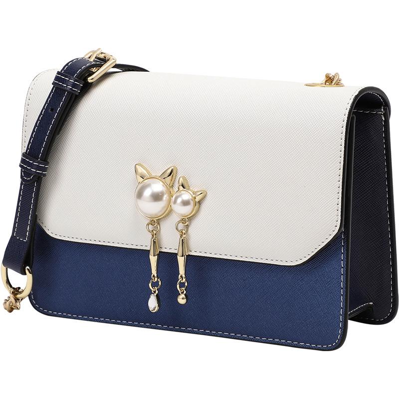 Осенние и зимние сумки для женщин Модные нишевые универсальные сумки через плечо Модные сумки на цепочке через плечо