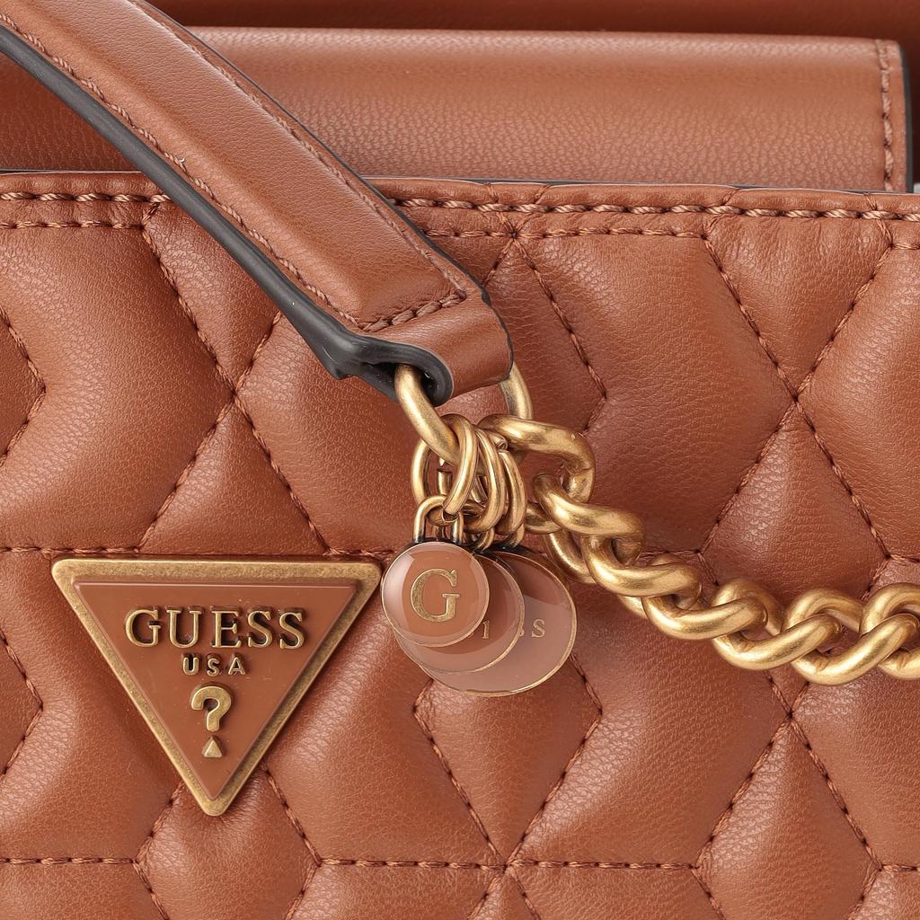 Handbag QB867723 ELENIA COGNAC [GUESS] Women's [Used]