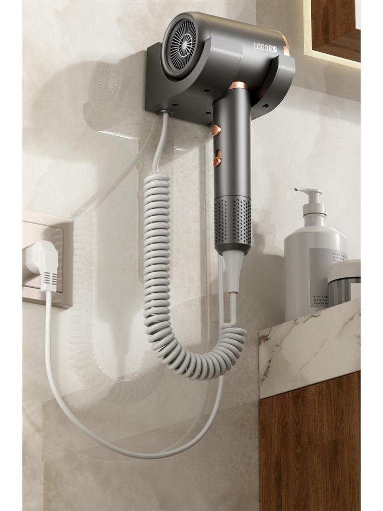 Wall-Mounted Punch-Free High-Speed Hair Dryer for Hotel B&Bs