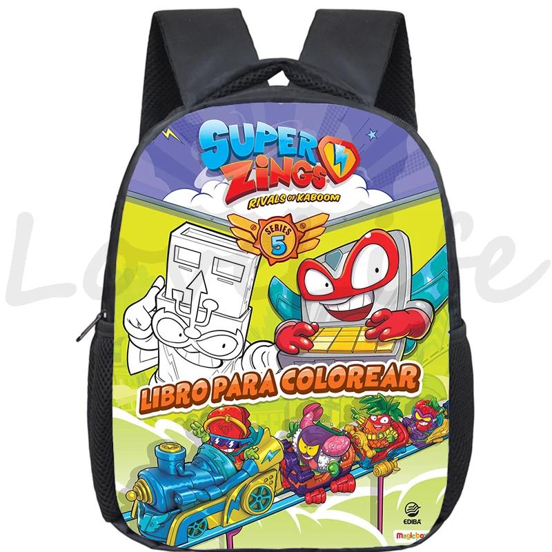Новая детская сумка Super Zings Мультяшная игра Superzings Рюкзак для мальчиков девочек Дети Школьные сумки Дети Ежедневная сумка для книг Mochila