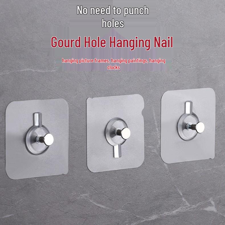 Свадебное фото Невидимый настенный крючок - Безударный Сильный клей Бесшовный гвоздь