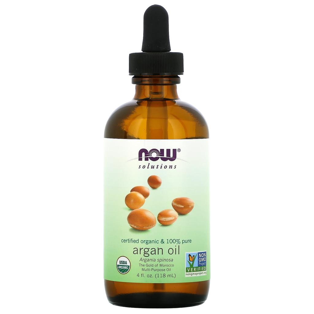 Solutions, Certified Organic & 100% Pure Argan Oil, 118 Ml (4 Fl Oz)