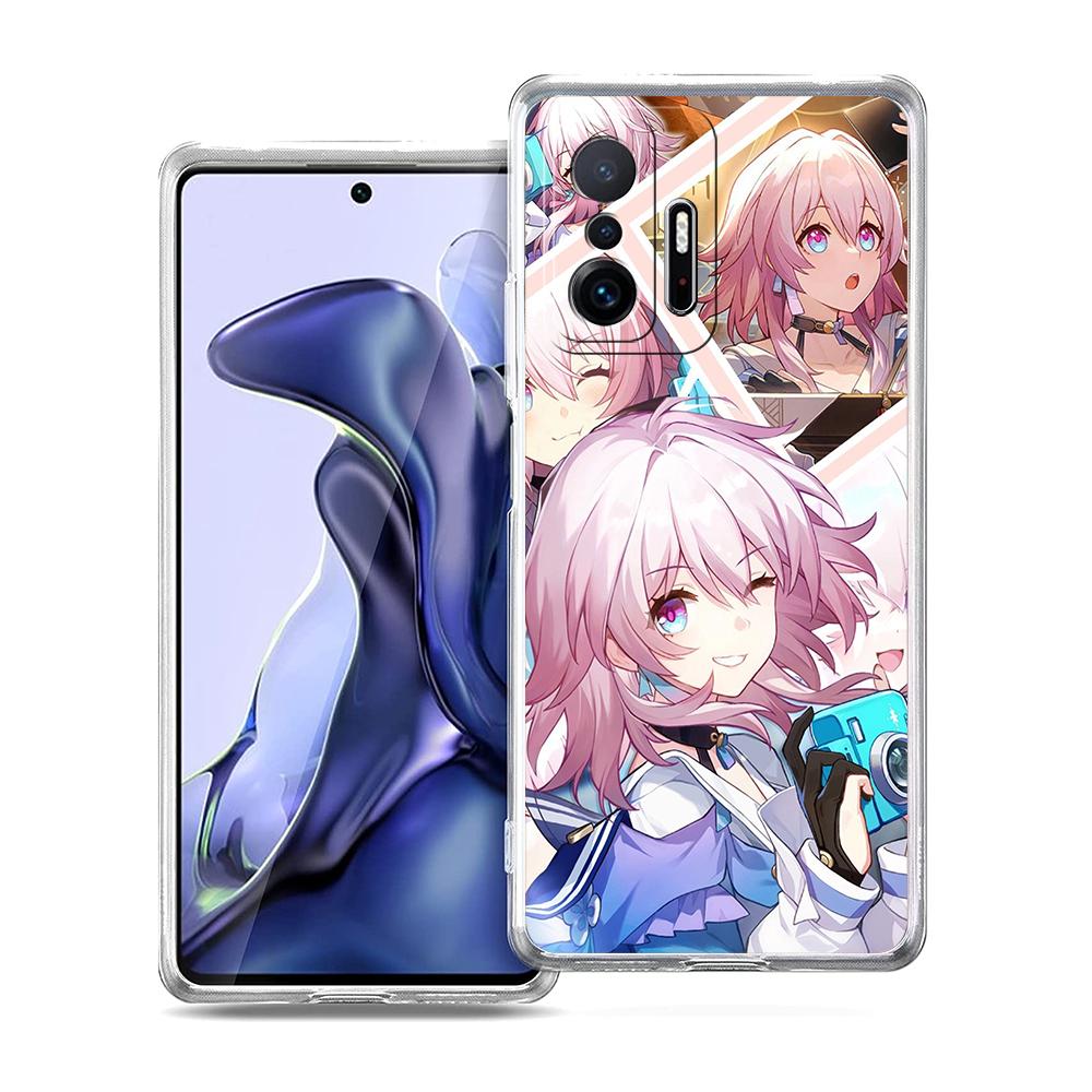 Чехол для телефона Honkai Star Rail Для Xiaomi 14 13 12 Lite Mi 11 Ultra 11X 13T 12T 11T Для Poco X5 X4 X3 NFC F5 F4 M4 Pro 5G Чехол