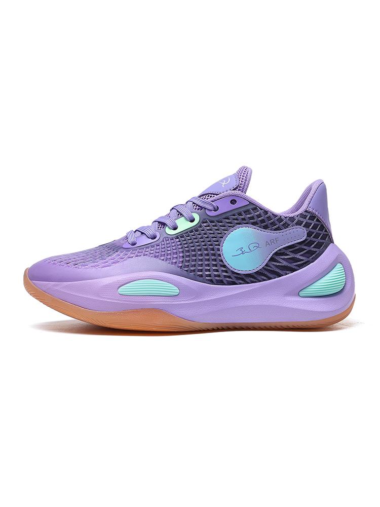 High Quality Purple Basketball Sneaker Man Low Top Platform Unisex Training Shoes Non-slip Match Sports Shoes for Basketball