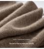 Women's 100% Pure Cashmere Scarf - Warm, Versatile Knit for Autumn/Winter Fashion