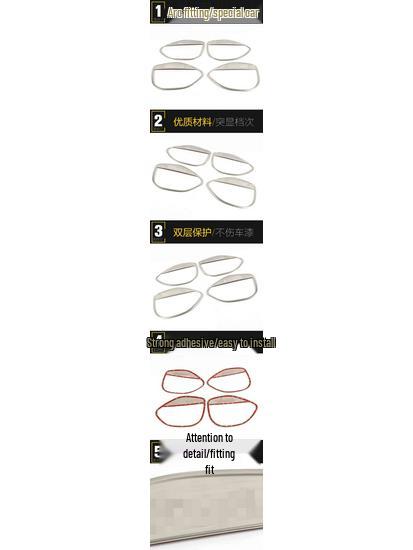 Verano Stainless Steel Door Speaker Cover with Bright Ring - Car Accessory