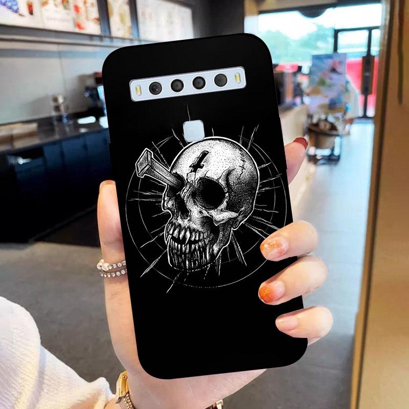 Для чехла TCL 10L T770H T770B Задняя крышка Для чехла TCL 10 Lite Coque Ударопрочный Мягкий ТПУ Силиконовый Чехол для телефона 10 L 10Lite Fundas