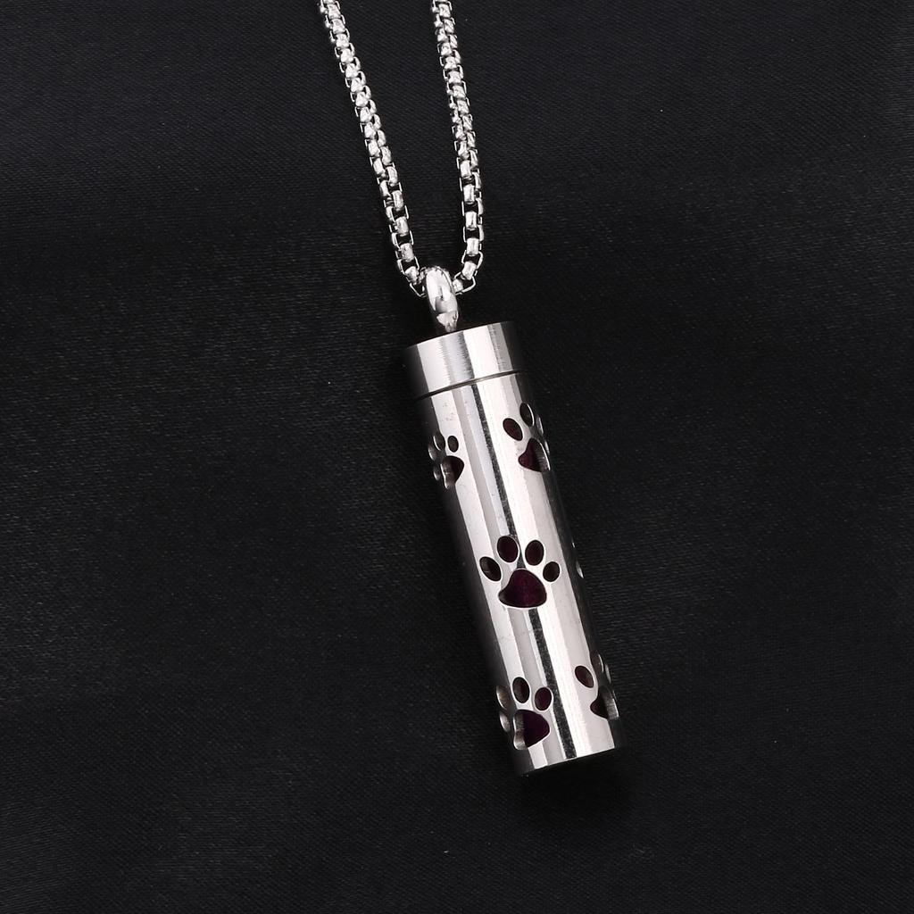 Ожерелье-диффузор для ароматерапии в форме сердца из нержавеющей стали с вращающейся подвеской