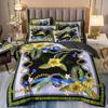 Duvet Cover Set King Size, Vintage geometric European Round Duvet Cover, Soft, Comfortable , Bedding Set for Bedroom,Hotel
