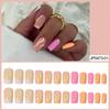 Wearing Nail French Manicure Wave Nail Patch Color Matching Nail Patch Press On Nails