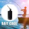 5Pcs Fishing Tackle Fishing Feeder Cage Round Square Trap Bait Basket Durable Fishings Lure Cage