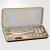 777 Three Seven Gold Nail Clippers 9 Pieces Beauty Set TS-636XG Made In Korea