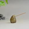 1Pcs Ornament Pure Brass Arts And Crafts Bronze Mouse Paper Viewer Zodiac Mouse Ornaments Figurines Desktop Decoration